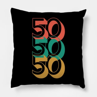 50 Year Old Gifts Vintage 1971 Limited Edition 50th Birthday Pillow