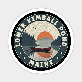 Lower Kimball Pond Maine Sunset Magnet