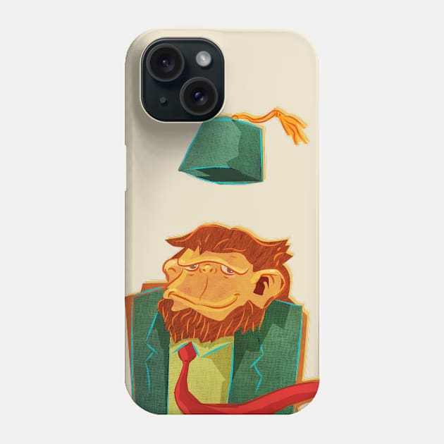 ROLAND THE CHIMP Phone Case by zerostreet