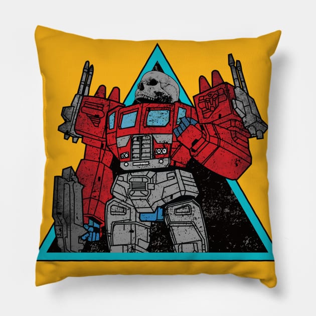 UNDEAD OPTIMUS Pillow by theanomalius_merch