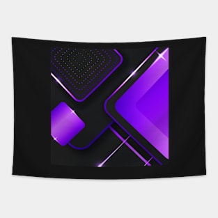 Abstract Art Purple Tapestry