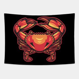 Crab Mascot Tapestry