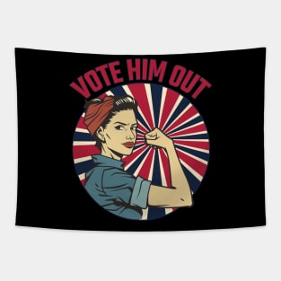Vote Him Out Tapestry