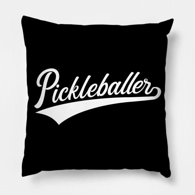 Pickleballer Pillow by Designzz