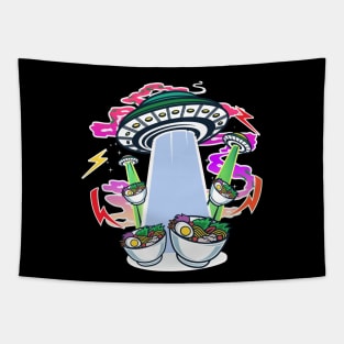 UFO Chinese Food Takeout Tapestry