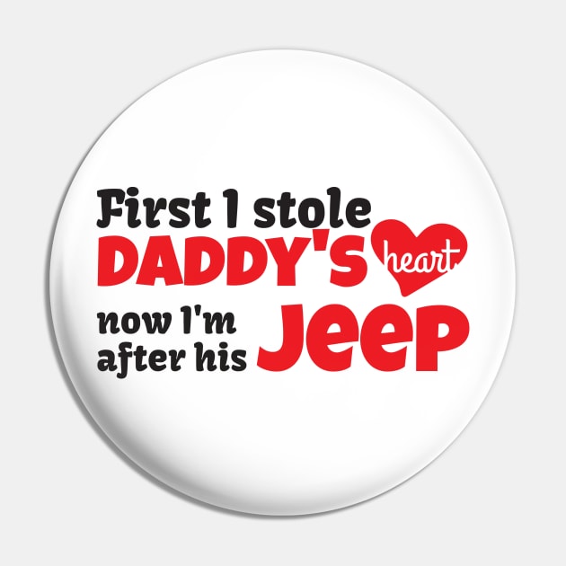 After Daddy's Jeep Pin by SoCalmama Creations