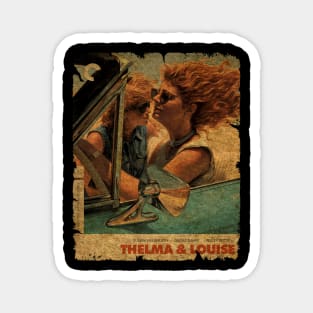 RETRO THELMA & LOUISE BEST MOVIE Magnet