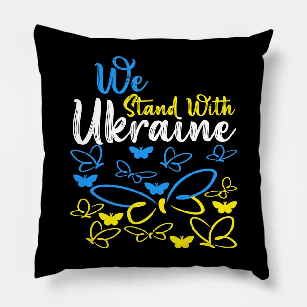 Ukraine trident Ukraine flag Ukrainian flag Ukraine Pillow by Darwish