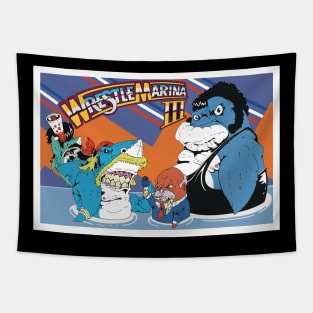 Wrestlemarina III Tapestry