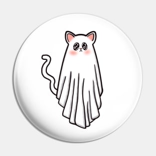 Ghost Cat Pin