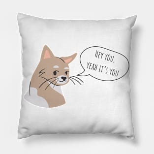 Cat Design Pillow