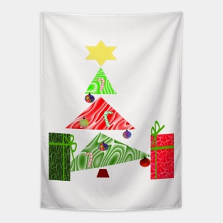 Whimsical Christmas Tree Tapestry