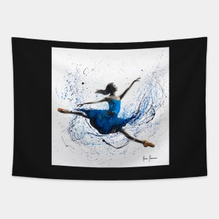 Blue Season Ballerina Tapestry