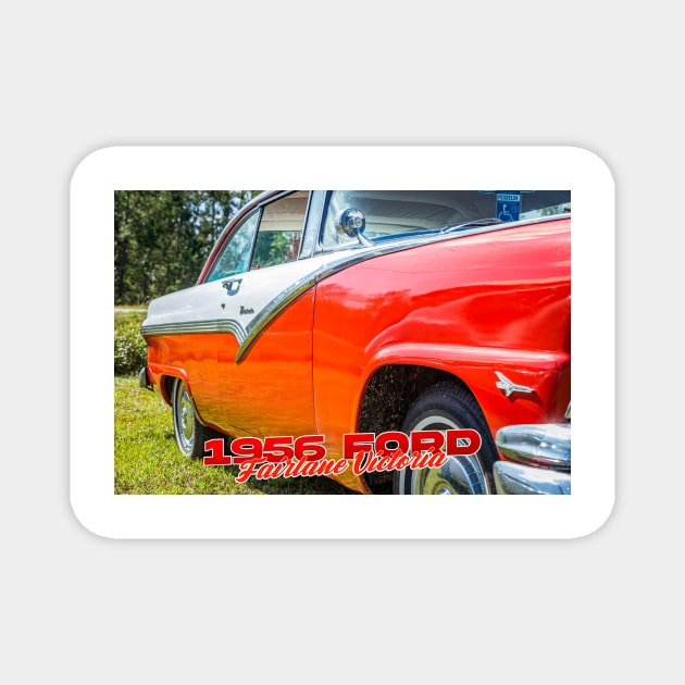 1956 Ford Fairlane Victoria Magnet by Gestalt Imagery