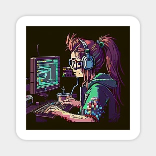 The Coolest Girl Hacker Magnet