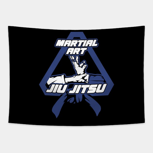 JIU JITSU MARTIAL ART POSTER Tapestry by beanbeardy