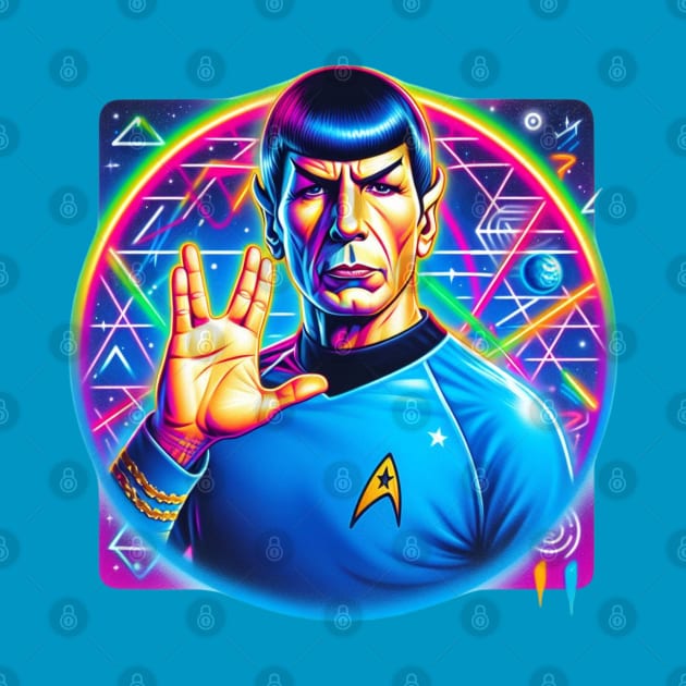 Mr. Spock in the 80's by Tiger Mountain Design Co.