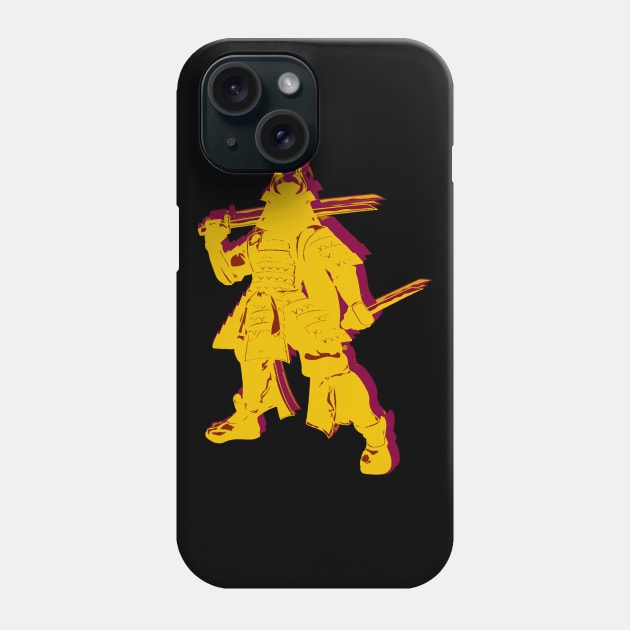 No Face Samurai Golden Phone Case by CharlieCreator