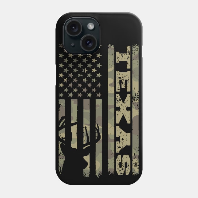 Texas Deer Hunter Phone Case by Etopix