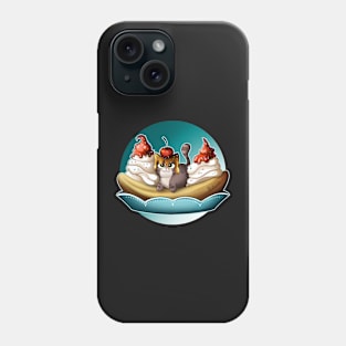 Pou & BananaSplit Phone Case