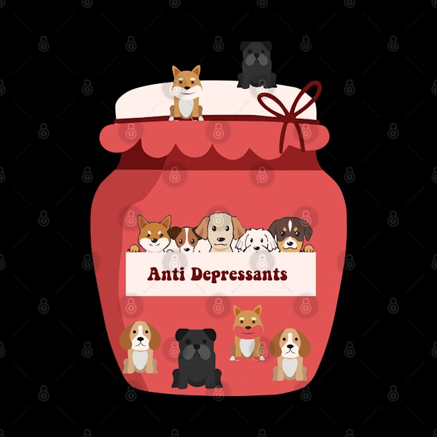 anti depressed - dog mom by zaiynabhw