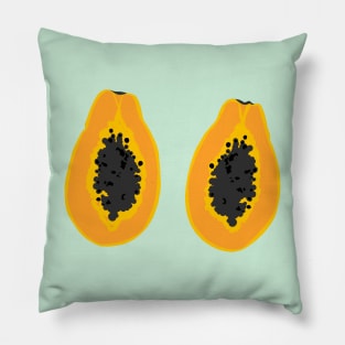 Cut Papaya Pillow