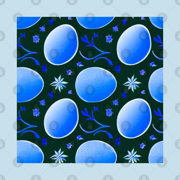 Easter eggs 2 wallpaper style (MD23Etr002b) by Maikell Designs