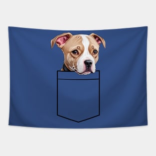 Puppy Breast Pocket Bag Tapestry