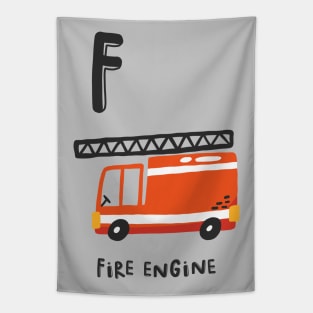 Fire Engine F Tapestry