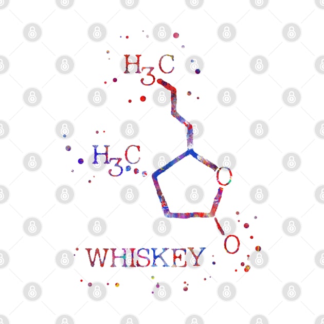 Whiskey molecule, by RosaliArt