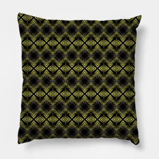 Black X Modern Batik Art Pillow