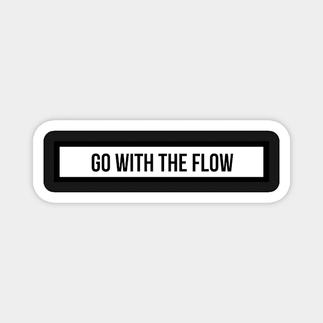 go with the flow Magnet by emilykroll