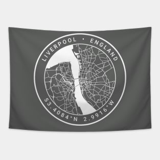 Liverpool Map Tapestry