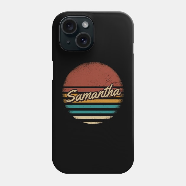 Samantha Vintage Text Phone Case by JamexAlisa