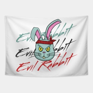 Evil Rabbit Tapestry