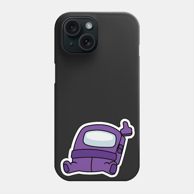 Purple Sus Sign #2 Phone Case by Rampantarts