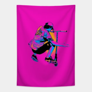 Scooter Pro - Stunt Scooter Rider Tapestry