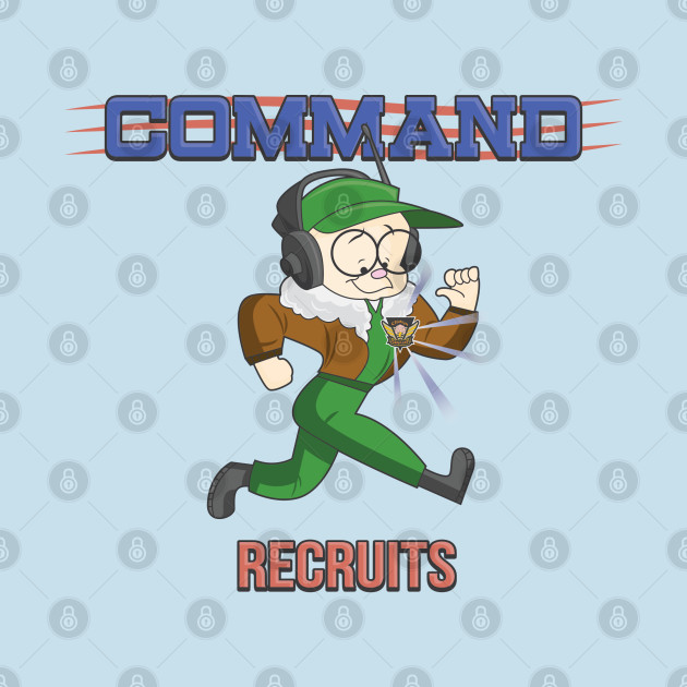 Discover Command Recruits Retro - Cranium Command - T-Shirt