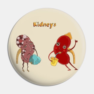 kidneys healthy vs unhealthy Pin