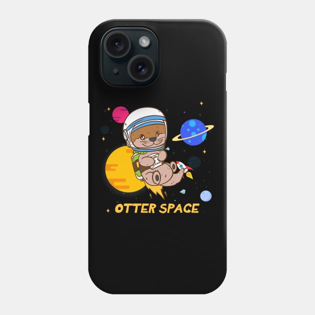 Otter Space Phone Case by NotoriousMedia