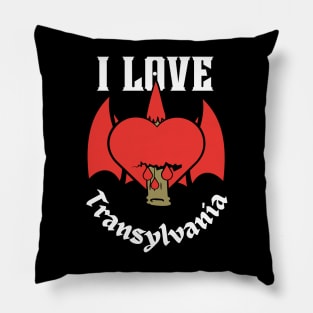 I Heart Transylvania-I Love Transylvania Pillow