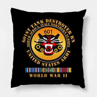 601st Tank Destroyer Bn - EUR SVC- WWII Pillow