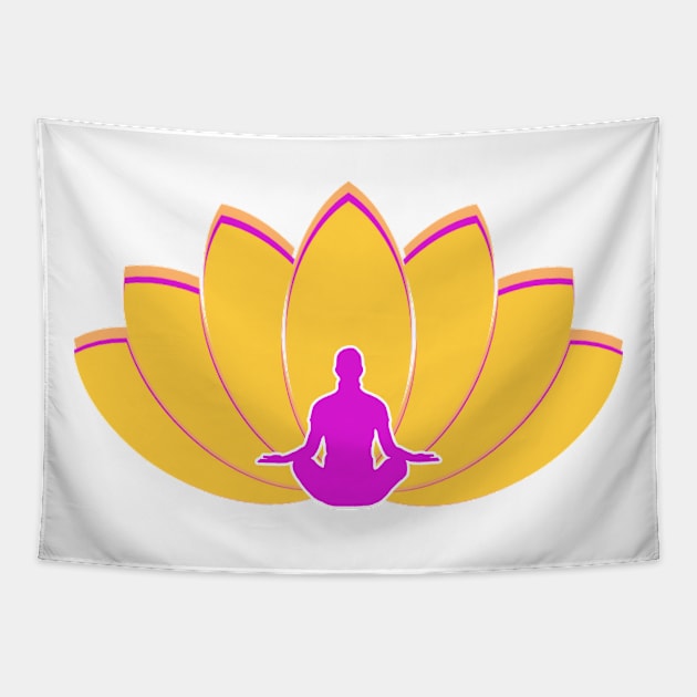 Yoga Tapestry by alialbadr