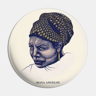 Maya Angelou Pin