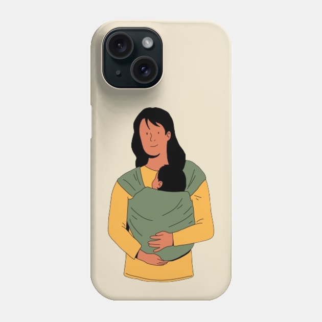 Mom And Baby Phone Case by Nahlaborne