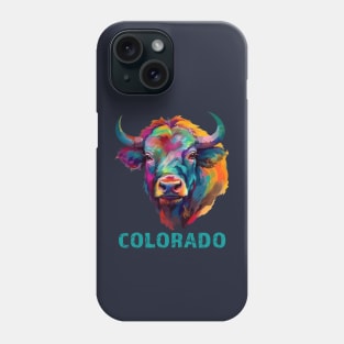 Colorado American Bison Buffalo Souvenir Phone Case