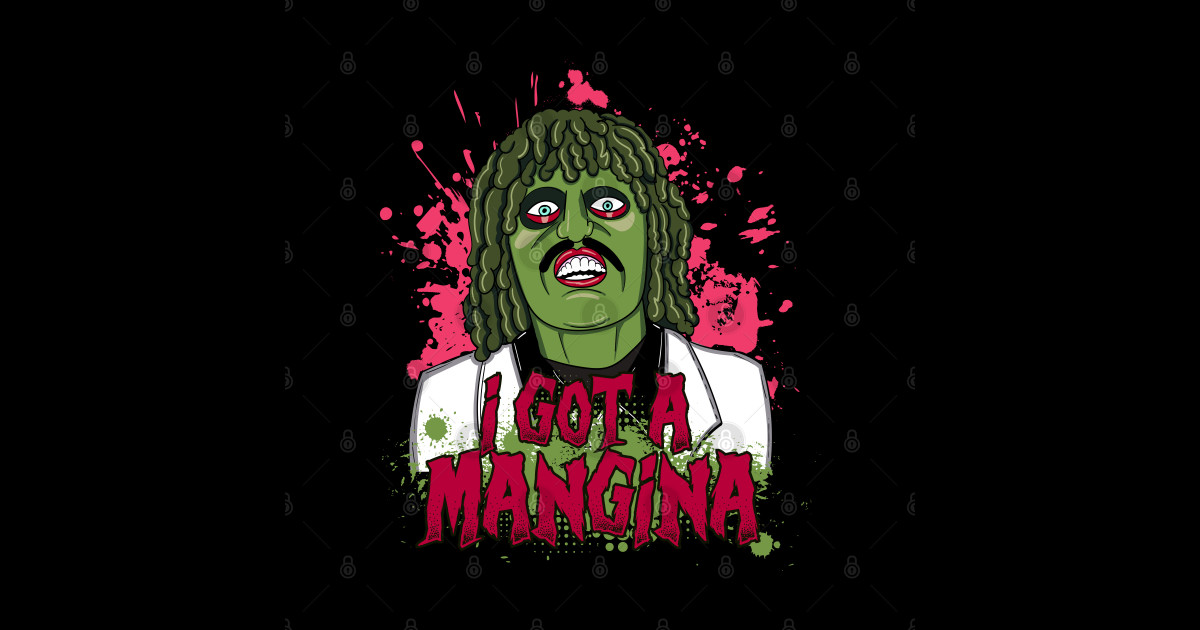 Old Gregg I got a Mangina! Quote The Mighty Boosh Sticker TeePublic
