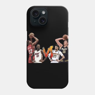 NBA FINALS heat vs Nuggets Phone Case