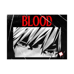 Blood Manga Cover T-Shirt