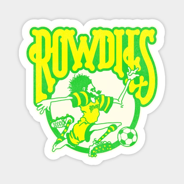 Defunct Tampa Bay Rowdies Soccer - Soccer - Magnet